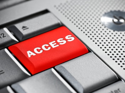 Access key on a laptop Access key on a laptop