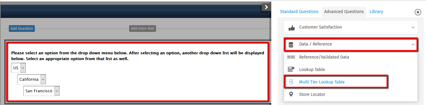 Lookup table now on offline app