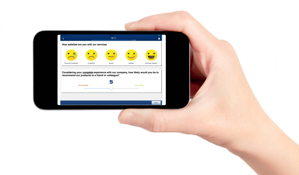 View the QuestionPro Mobile App in Landscape Mode