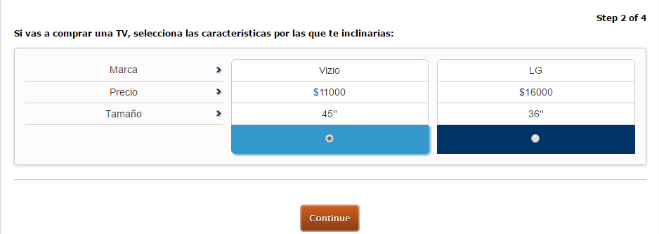 exemplo de pergunta conjunta