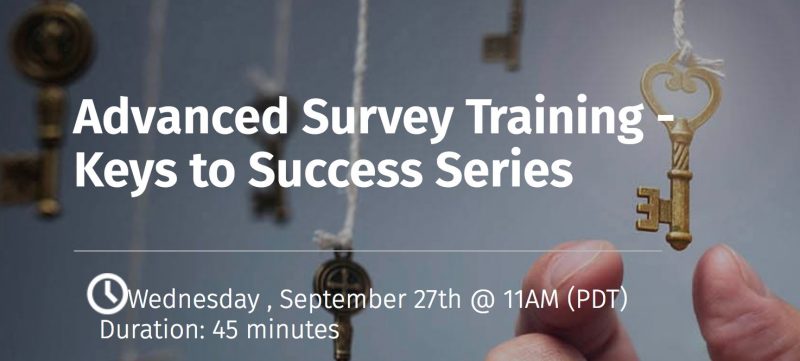 advanced survey training