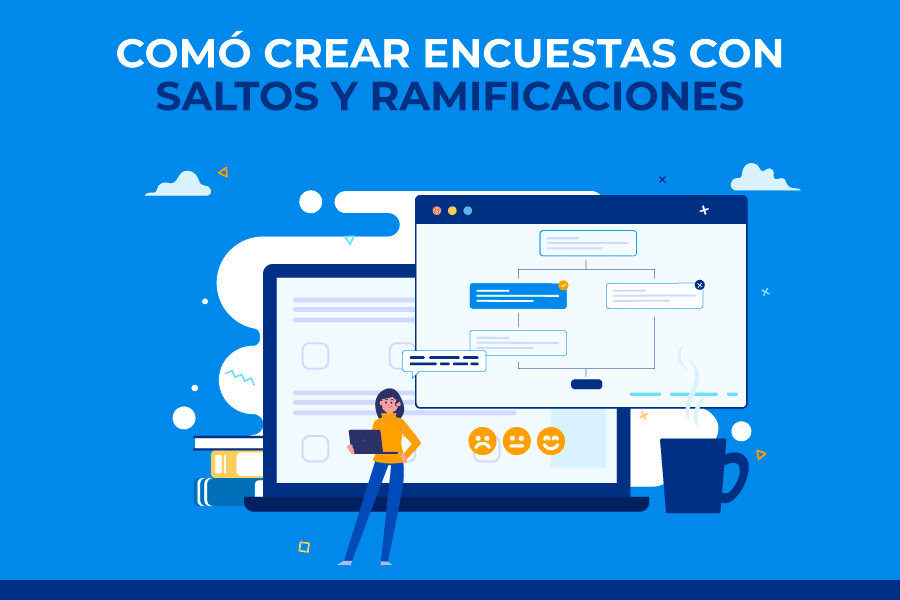 encuestas con saltos y ramificaciones