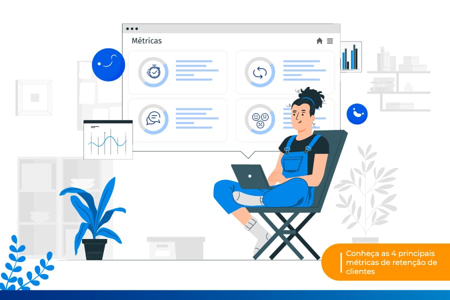 métricas de retenção de clientes