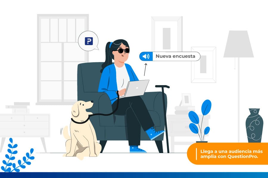 encuestas para personas con discapacidad visual