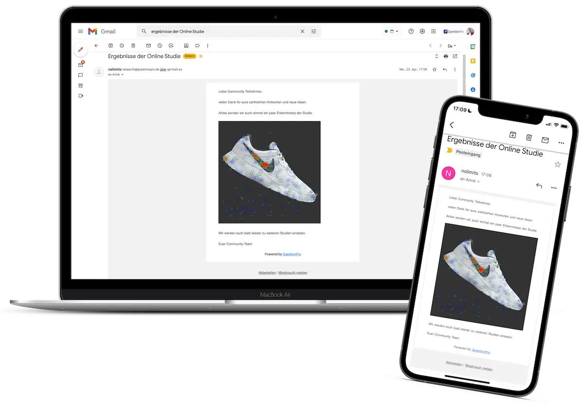 Broadcast E-Mail der Plattform von QuestionPro Broadcast E-Mail der Plattform von QuestionPro