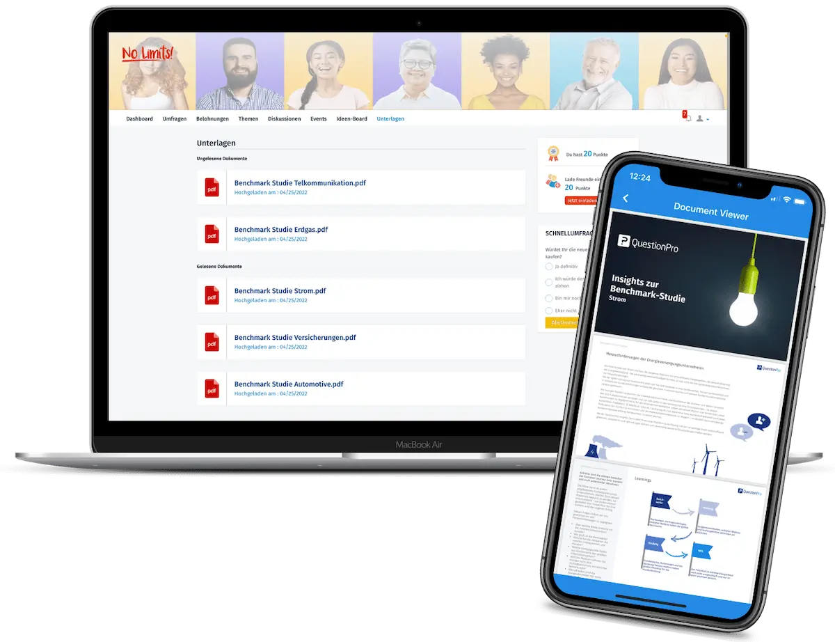 Dokumente der Community Plattform von QuestionPro Dokumente der Community Plattform von QuestionPro