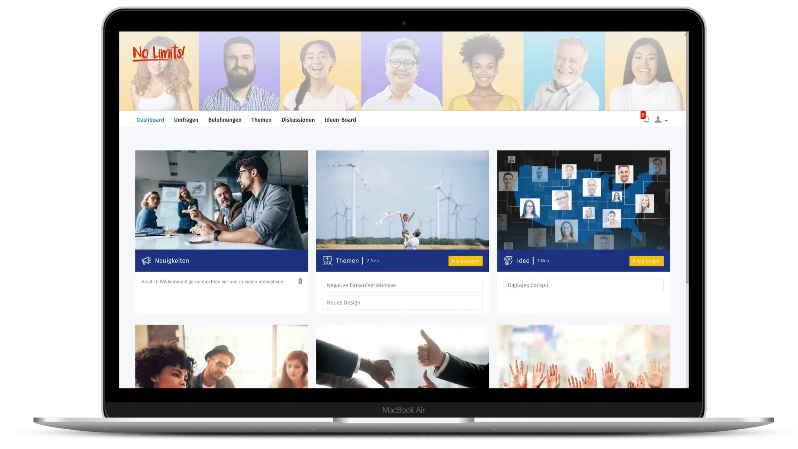 Community-Design ganz nach Ihrem Unternehmensdesign Community-Design ganz nach Ihrem Unternehmensdesign