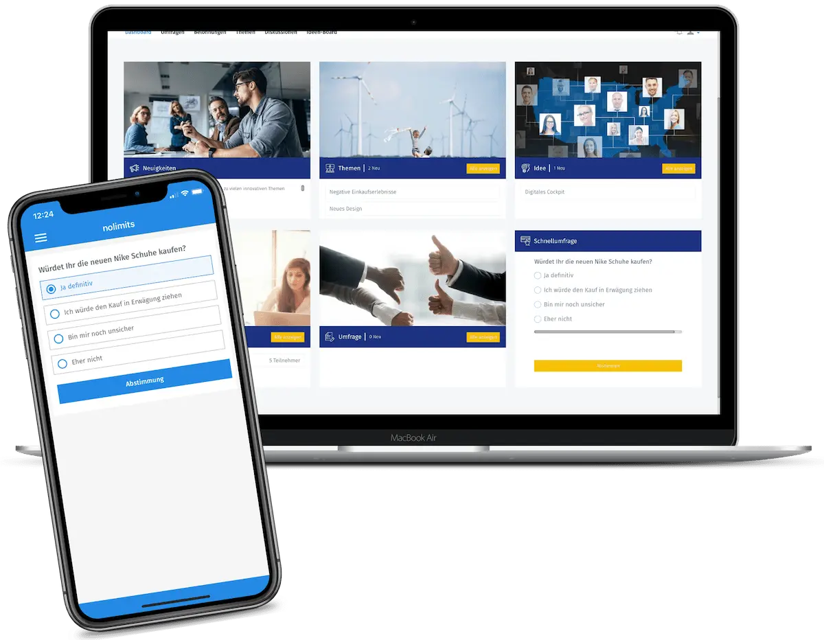 Quick Poll der Plattform von QuestionPro Quick Poll der Plattform von QuestionPro