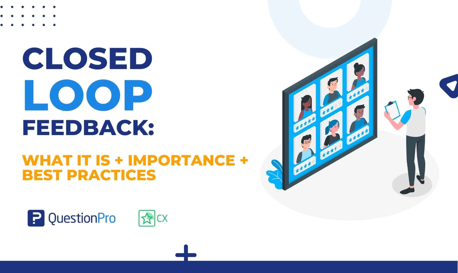 Closed-loop feedback is key for products and services. It is the process of contacting customers who have provided feedback accurately.