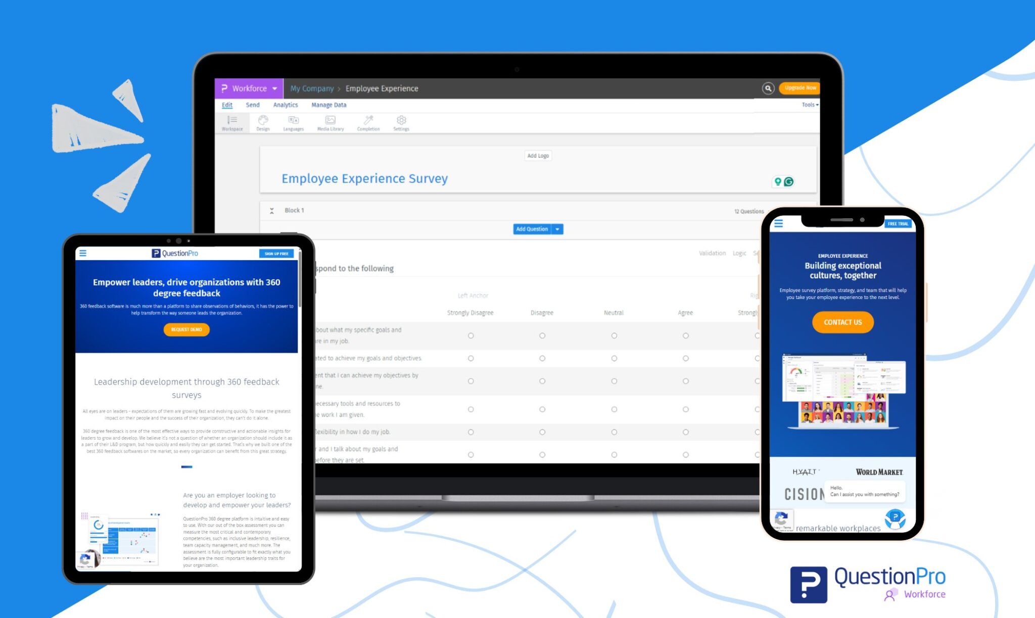QuestionPro Mitarbeitererfahrung