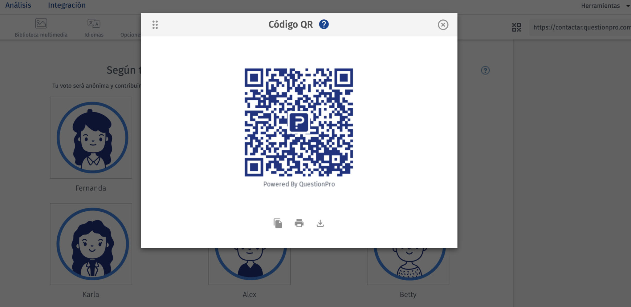 código qr para acceder a encuesta