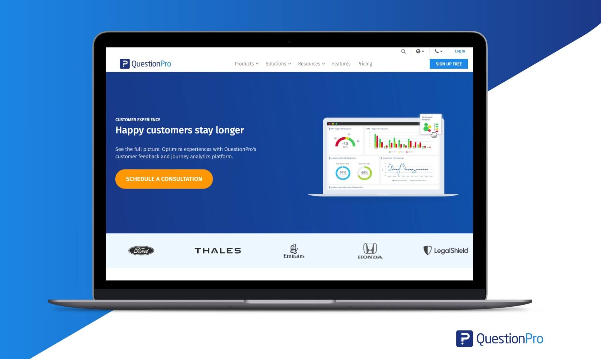 QuestionPro Customer Experience software
