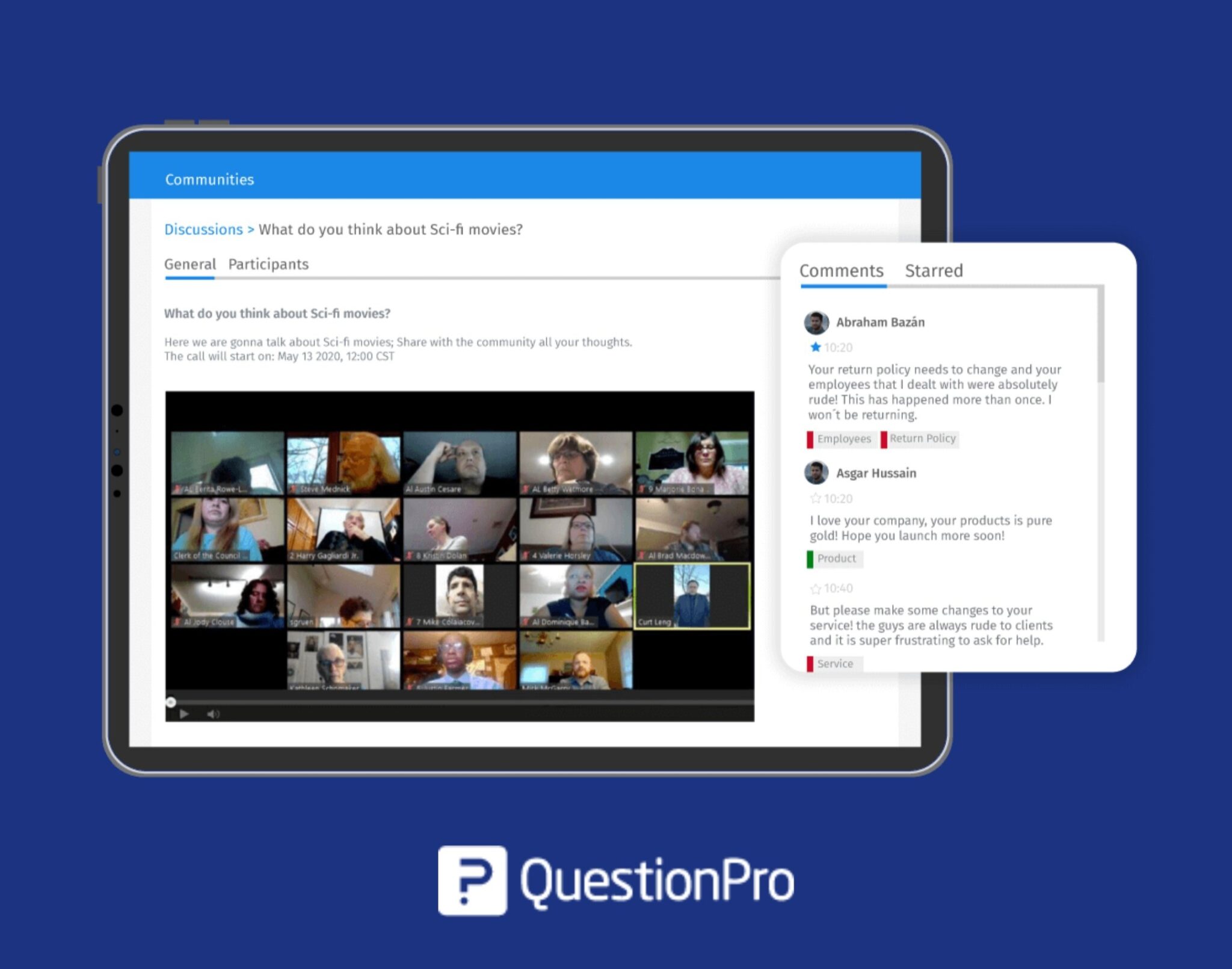 questionpro-Fokusgruppe