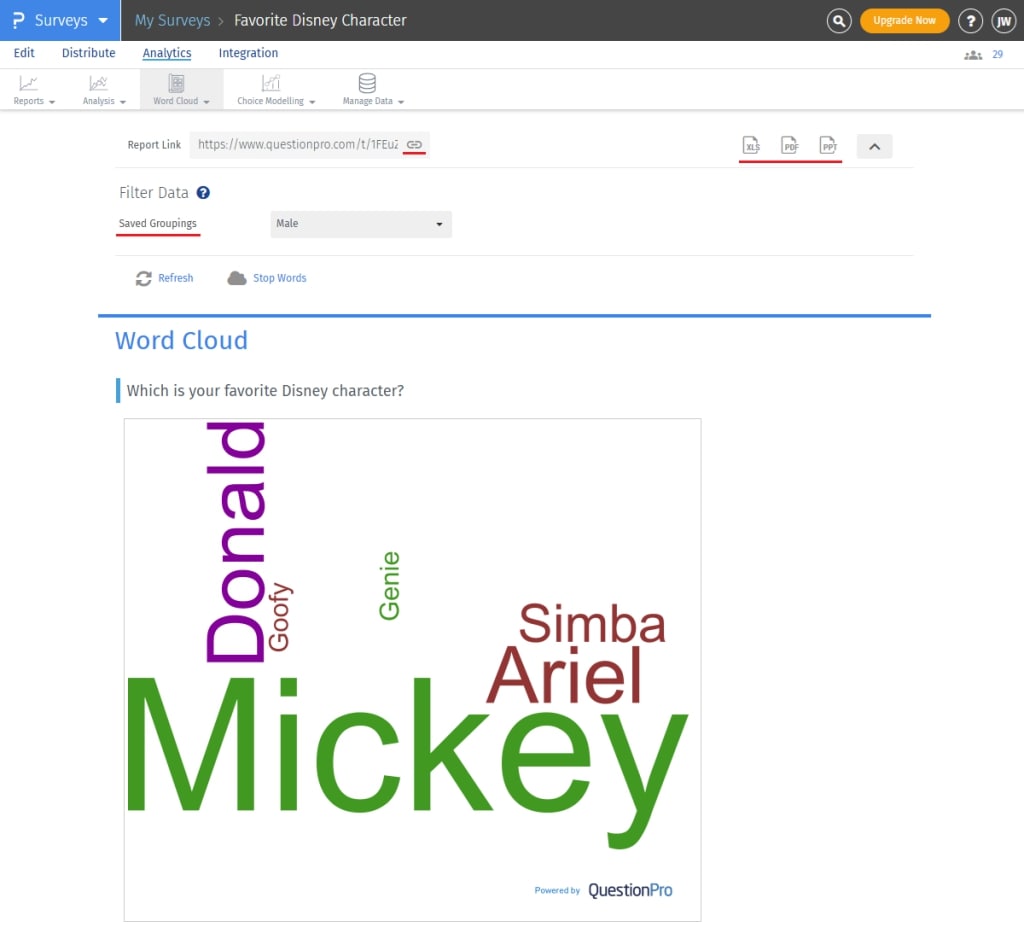 questionpro-word-cloud